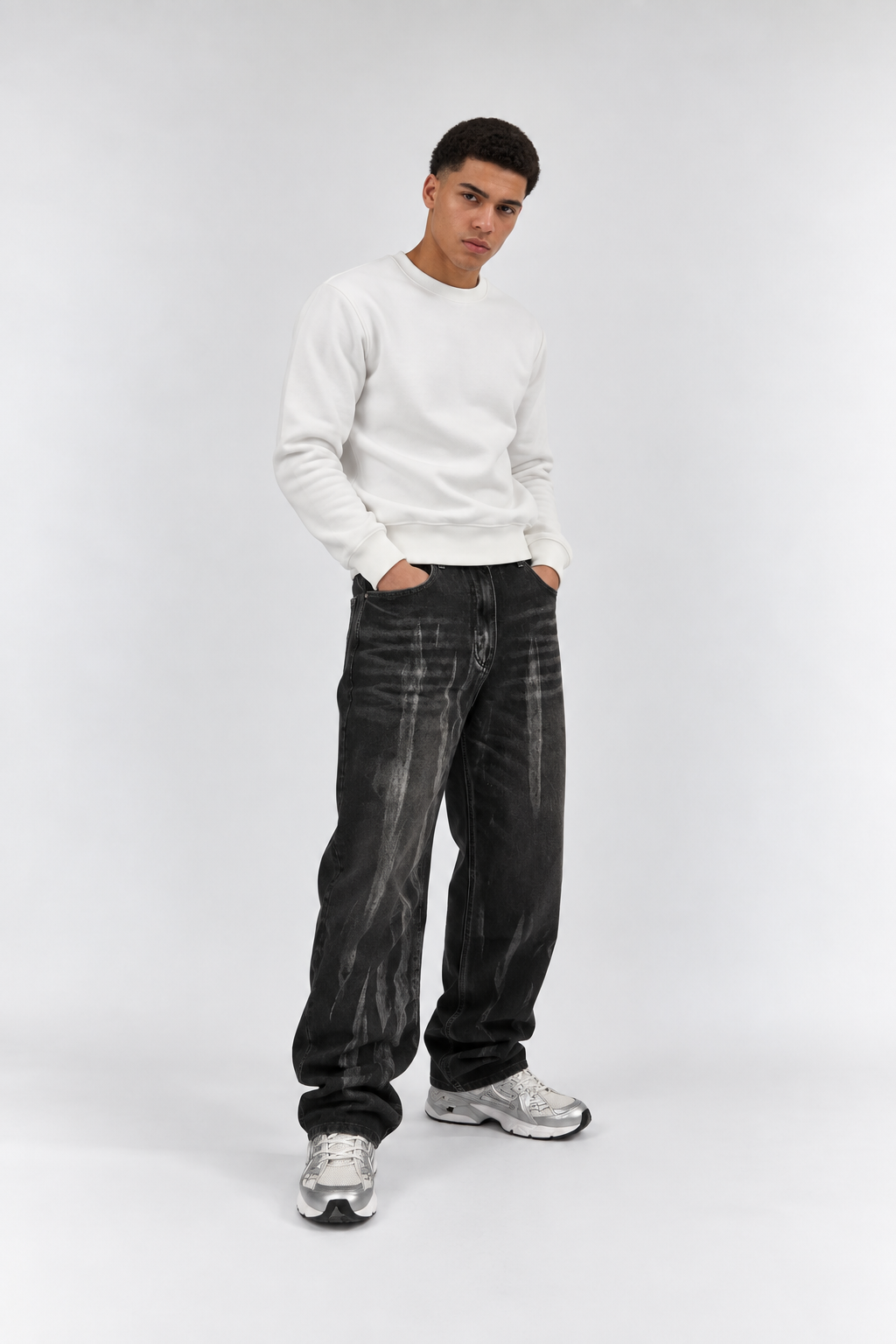 Jeans Black Washed
