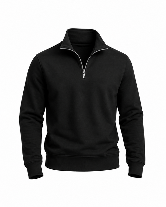 Black Quarter Zip