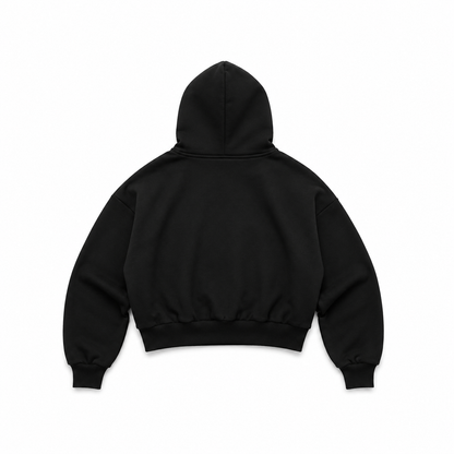 Hoodie Boxy Fit Black