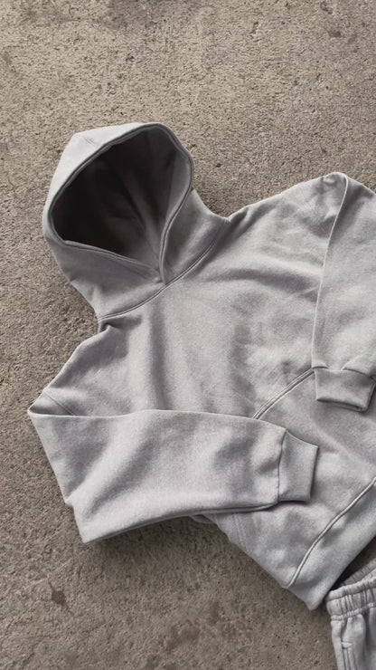 Hoodie Boxy Fit Melange